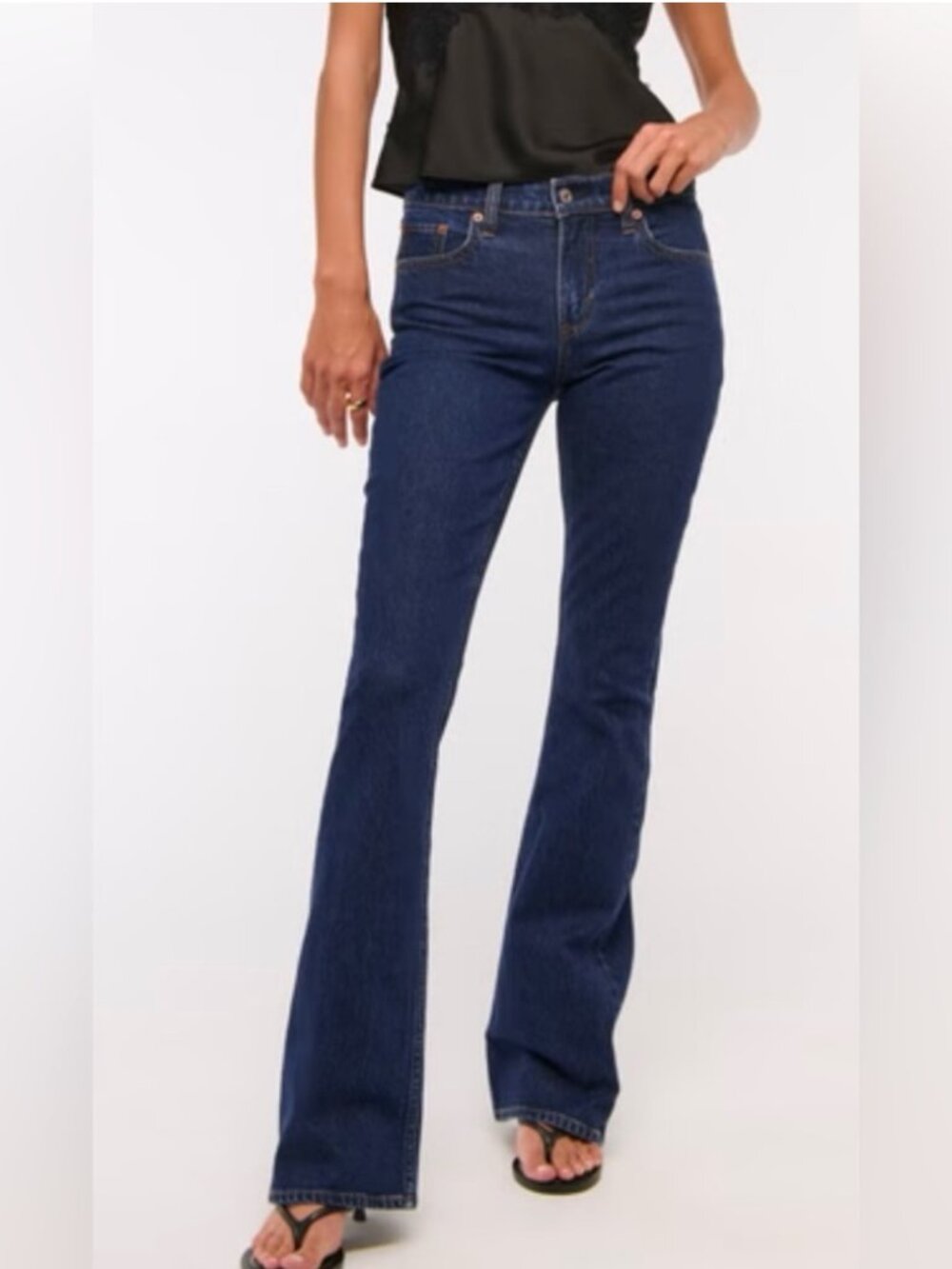 ABERCROMBIE & FITCH Women's EUC Mid-Rise Boot Jeans | Size 30/10S